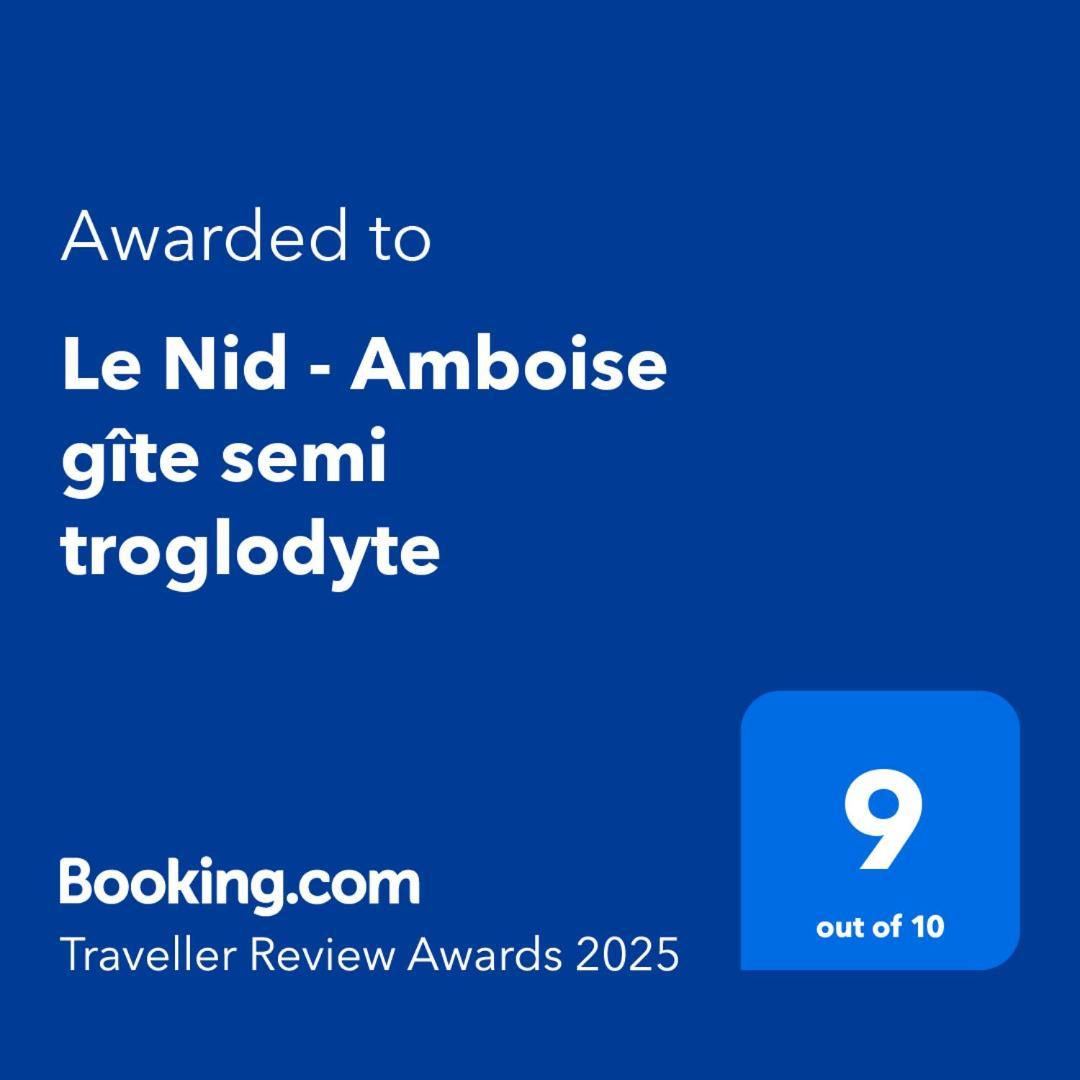 Le Nid - Amboise Gite Semi Troglodyte Kültér fotó